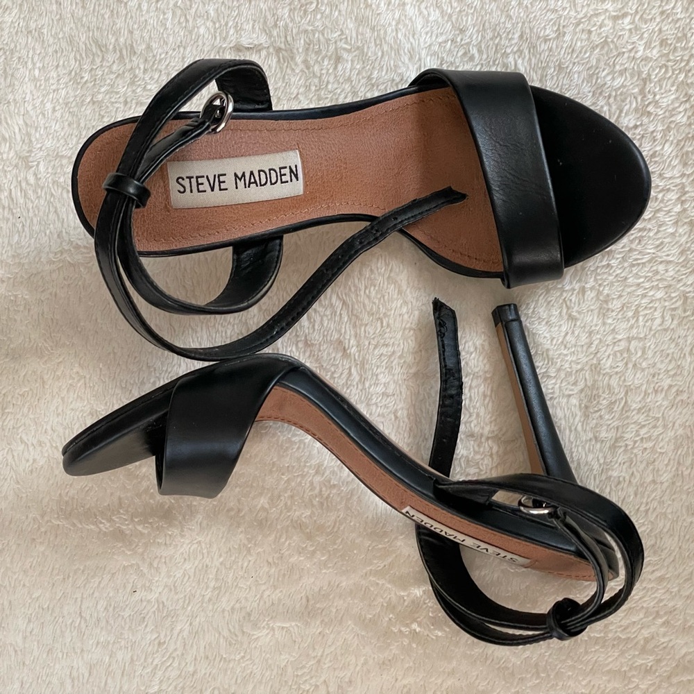 Steve Madden Open Toe Strap Heel - image 1
